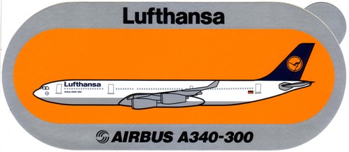 Lufthansa a340 300 aircraft - a340-300,