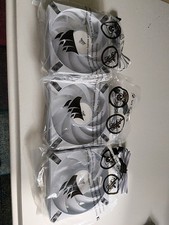 3 Corsair Weiß LED Lüfter