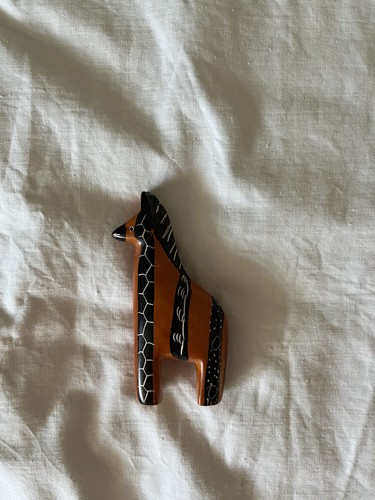 Speckstein figur bunt - bunt, orange
