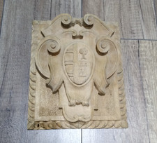 Alte Hauswappen Familien Wappen Hausnummer geschnitzt  Homburg Saar Saarland