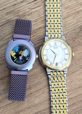 2x Vintage Armbanduhren CITIZEN 6110 & Benetton by Bulova  neue Batterie