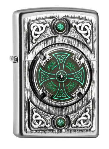 Zippo feuerzeug celtic green - zippo,