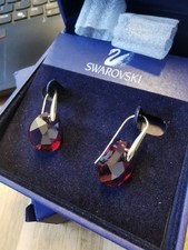 Swarovski Ohrringe Weinrot