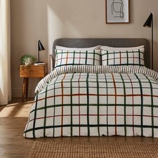 Woodland check fleece - woodland,