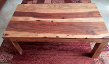 Couchtisch, massiv Holz (Sheesham), naturbelass. Maserungen, wie neu ***TOP***