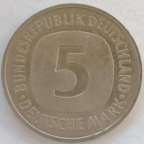 5-Deutsche-Mark-Kursmünze