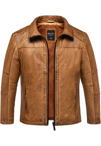 Herren aviator lederjacke - herren,