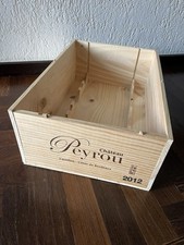 Peyrou leere OHK Holz-Weinkiste aus Bordeaux – Ideal zur Dekoration!