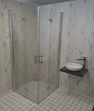 Kermi DIGA Eckeinstieg mit praktischen Dreh-Falttüren 90x90cm - UVP 3.903 EUR