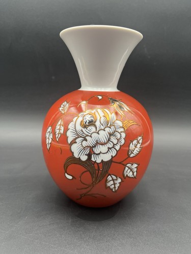 Blumenvase vase goldrelief - vase,