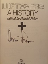 Luftwaffe: A History Signed by