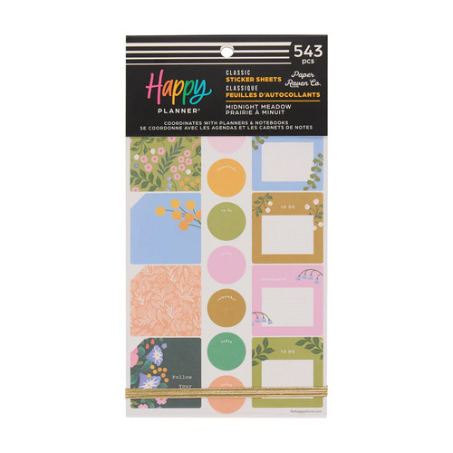 Happy planner midnight meadow - planner,