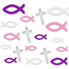 Holzfisch Taufdeko Tischstreu