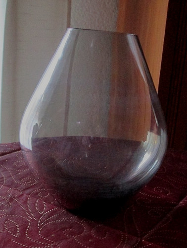 Schöne vase rauchglas design - schöne,