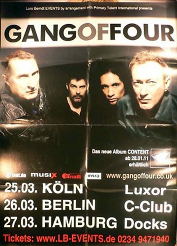 Gang four köln 2011 - of,