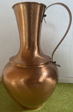 Kupfer Vase; Henkel Vase; Große Bodenvase.