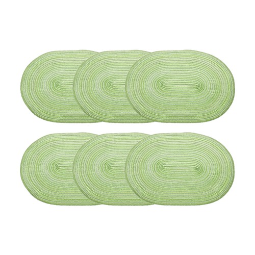 Ovale geflochtene tischsets - geflochtene,