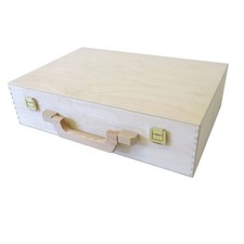 Sortierkoffer - Holzkoffer mit