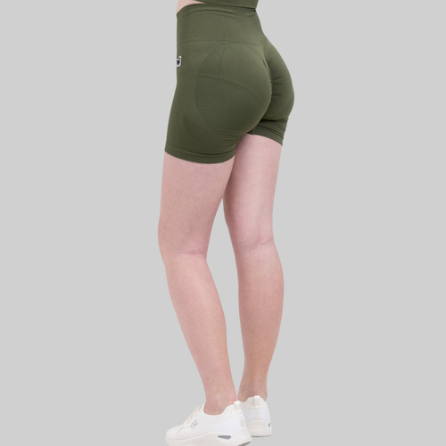 Damen scrunch yoga shorts high - scrunch,