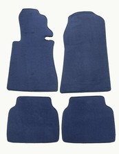 Velours Fußmatten Dunkelblau