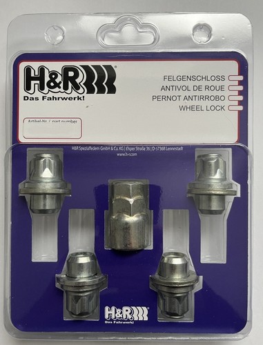 Muttern felgenschloss m12 - h&r, muttern-