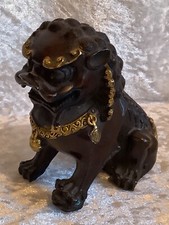 Schöne Bronze Figur Foo Hund