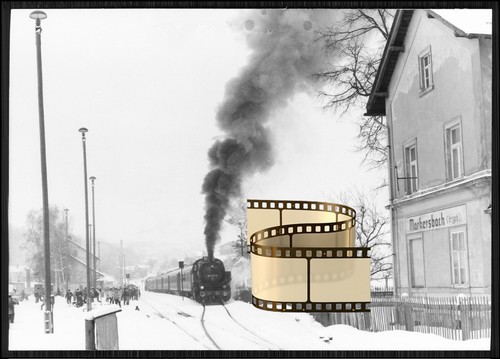 Foto 15x10cm dampflokomotive - -,