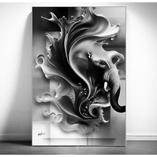 Leinwand Bild Elefant 3D