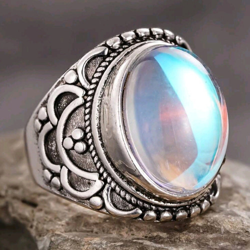 Vintage ring silberfarben - vintage,