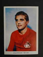 Georg Stollenwerk  1. FC Köln 1958 Autogrammkarte original handsigniert Rarität