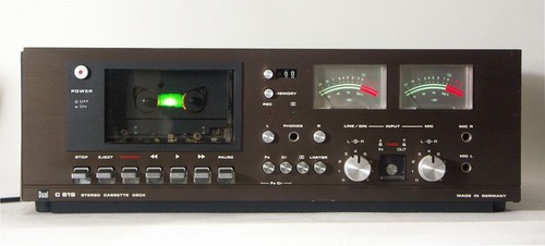Dual 819 hifi tapedeck - c,
