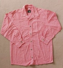 Hemd Trachten Jungen Rot Weiß Gr. 134/140