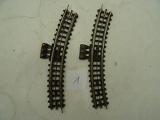Trix Express Gleismaterial 2x Anschlussgleis gebogen Pappschwellen TOP -1-
