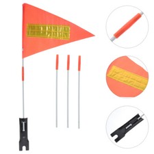 1 Satz Fahrradflagge für