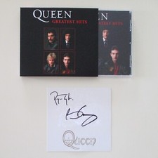 Queen Greatest Hits Autographed Brian May & Roger Taylor Signed CD Album (2021)