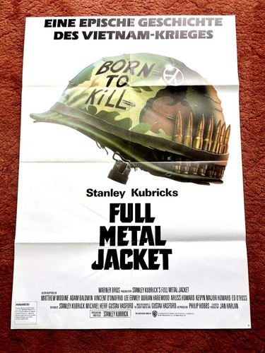 Full metal jacket kinoplakat - metal,