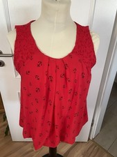 Blusentop Top rot mit Ankern Spitze Ballontop Collosseum NEU Gr. 40/42