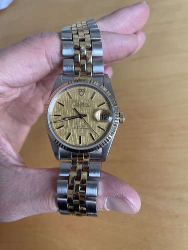 Tudor prince date linen dial - linen,
