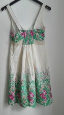 Sommerkleid Weiß Grün Marke Container Größe 36