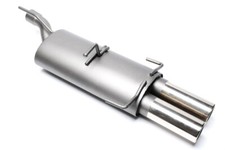 Sportauspuff 2x76mm rund gebördelt mit ABE für Opel Astra F-CC Kadett E-CC