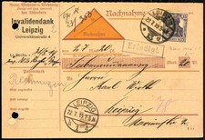 Leipzig 1919 Karl Wirth Automobile Rechnung Postkarte No.31