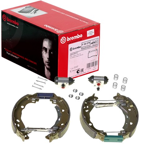Brembo bremsbacken vormontiert - bremsbacken,