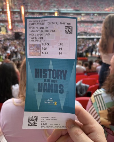 Harry styles ticket - styles, together