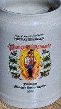 Mainzer Prinzengarde Feldlager 2010 Bierkrug Schankkrug Fastnacht Humpen SELTEN