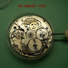 Uhrwerk AS 1862/63 - 1876 [NOS] Automatik (Watch movement) UHRENTEIL