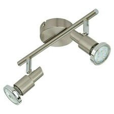 Tween LED-Deckenstrahler, 2x 3 Watt, 500 Lumen,  3000K, IP20, GU10, nickel-matt