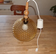 Lampe Hängelampe DDR aus Glas