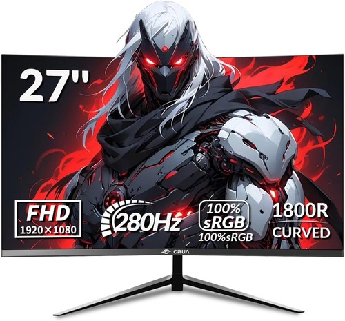 Crua curved gaming - crua, gaming-monitor