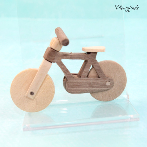 Miniatur fahrrad holz - fahrrad,