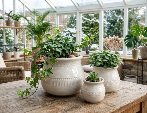 Keramik übertopf blumentopf - keramik,